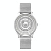 EUTOUR E041 Men Magnetic Quartz Watch With 40mm Stainless Steel Stand(Silver)