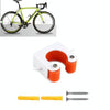 2 PCS Bicycle Parking Buckle Children Road Bike Mountain Bike Simple Wall Mount, Style:Road Bike(Orange)