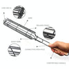 2 PCS Hot Dog Barbecue Cage Sausage Barbecue Clip Barbecue Clip Mesh Wooden Handle Barbecue Mesh Rack, Color:Wood color