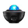 G004 Small Bowl Starry Projection Lamp Laser Light with Bluetooth Speaker(Black)