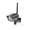 Solar Sensor LED Wall Light Simulation Surveillance Camera Glare Anti-Thief Street Lamp, Style: 35LED (Black)