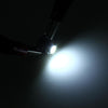 10 PCS 0.5W T4.7 Wedge Instrument Panel LED Light Dashboard Gauge Cluster Indicator Lamp Bulb(White Light)