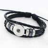 Constellations Couple Retro Weave Bracelets Leather Beads Bangle Bracelet Capricornus