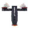 YELANGU L4X Camera Wheel Dolly II Electric Track Slider 3-Wheel Video Pulley Rolling Dolly Car with Remote Control for DSLR / Home DV Cameras, GoPro, Smartphones, Load: 3kg