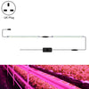 LED Plant Lamp Household Full Spectral Filling Hard Lamp Strip, Style: 30cm 2 Head(Pink Light UK Plug)