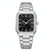 Curren 8457 Business Steel Strap Square Men Quartz Watch, Color: White Shell Black