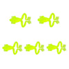 5pcs /Pack HENGJIA SO193 Thunderfrog Soft Bait Lua Fishing Dummy Lures, Size: 5.5cm 2.7g(Yellow)