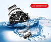 OCHSTIN 6126 Water Ghost Full Automatic Solid Stainless Steel Men Mechanical Watch Waterproof Night Light(Blue)