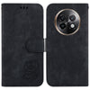 For Realme 13+ Global Little Tiger Embossed Leather Phone Case(Black)