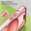 For iPhone 15 Plus MagSafe Frosted Translucent TPU + PC Full Coverage Phone Case(Red)