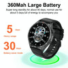 LEMFO GTS4/LT09 1.5 inch IP67 Fitness Wellness Smart Watch Support Bluetooth Call / Sleep / Blood Oxygen / Heart Rate Health Monitor, Steel Strap(Balck)