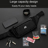 OUDU Outdoor Sports Waist Pack Male And Female Running Waterproof Cell Phone Bag(Black)