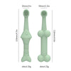 Silicone Pet Toothbrush Set (Blue) - Cat & Dog Teeth Cleaning