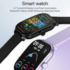 CY900 2.1 inch HD Square Screen Smart Watch, Supports Bluetooth Call / Health Monitoring(Black)