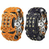 For 175~265cm Snow Emergency Snow Chains For Car SUV General Tires(Black 8764B)