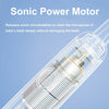 USB Charging Fully Automatic Ultrasonic Cartoon Children Electric Toothbrush, Color: White with 8 Heads