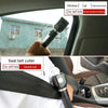 Multi-functional Car Safety Hammer Solar Alarm Emergency Working Flashlight (Black)