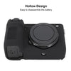 For Sony ILCE-6700 / A6700 Litchi Texture Soft Silicone Protective Case(Black)