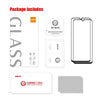 2 PCS For Xiaomi Poco C40 ENKAY Full Glue Tempered Glass 6D Anti-scratch Full Film