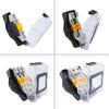 80A Car Audio Amplifier Modified Solid Brass Fuse Holder With Transparent Cover, Specifications: 2-way