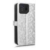 For Asus ROG Phone 8 Honeycomb Dot Texture Leather Phone Case(Silver)