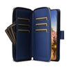 For Samsung Galaxy A25 Nine-card Slots Zipper Wallet Bag Leather Phone Case(Blue)