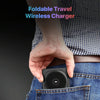 M9 3-In-1 Portable Magnetic Folding Wireless Charger Fast Charging Bracket(Black)