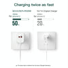 CS-20W Mini Portable PD3.0 + QC3.0 Dual Ports Fast Charger with 3A USB to 8 Pin Data Cable(US Plug)