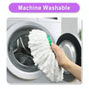 For Libman Tornado Spin Mop Microfiber Mop Pad Replacement Parts(White)