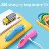Infrared Sensing Low-temperature 3D Printing Pen Children DIY Graffiti Painting Pen(1000 mAh-Blue)