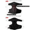 MOTOLSG 2 in 1 Knee Pads Motorcycle Bicycle Riding Warm Fleece Soft Protective Gear (Black Yellow)