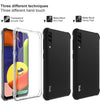 For Galaxy A50s / A30s IMAK All-inclusive Shockproof Airbag TPU Case, with Screen Protector(Black)