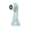 3 in 1 USB Charging Electronic Cleaning Face Beauty Instrument Pores Nose Blackhead Facial Cleansing Brush (Blue)