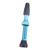 A5596 2 PCS 40mm Blue French Tubeless Valve Stem with Repair Kit for Road Bike