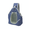 TAILUP Pet Carrier Bag, S, Jean Blue - Foldable, Breathable, Safe