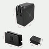 Multi-Function Projection And Charging AC Adapter Base Support Android/PC/Lite For Switch, Specifications:Black+UK Plug