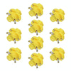 10 PCS B8.4 0.2W DC12V Wedge Instrument Panel COB LED Light Dashboard Gauge Cluster Indicator Lamp Bulb (Yellow Light)