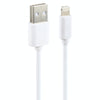 LZ-728 2 in 1 18W QC 3.0 USB Interface Travel Charger + USB to 8 Pin Data Cable Set, EU Plug, Cable Length: 1m(White)