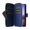 For Samsung Galaxy A16 Nine-card Slots Zipper Wallet Bag Leather Phone Case(Blue)