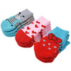 Non-Slip Pet Socks, Small Dog/Cat Boots, Red, Size S - 4 Pack