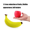 Fruit Cube 1:1 Simulation Puzzle Decompression Alien Cube Toy, Colour: Lemon