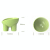 Elevated Cat Bowl, Green, Anti-Knock, Neck Protection