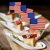 100pcs/pack 65mm National Flag Toothpick  Cupcake Toppers Cocktail Sticks, Style: Italian