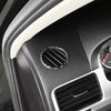 2 PCS Car Carbon Fiber Instrument Panel Air Outlet Decorative Sticker for Volkswagen Touareg 2011-2018