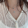 Ladies Light Luxury Bowknot Necklace Clavicle Chain, Specification:XL1663