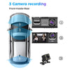 A1 3-lens Video HD Night Vision Car Driving Recorder