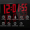 Digital Electronic Alarm Clock Creative LED Desk Clock US Plug, Style:4 Digits 5 Segments(Blue Light)