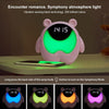 Creative Time Light Childrens Bedroom Smart Timer Bedside Alarm Clock, Style:Seven Color Models 3W(Pink)