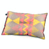 Portable Ethnic Style Automatic Inflatable Pillows Outdoor Camping Tent Camping Equipment Car Travel Pillows(Red Yellow Printing)