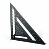 Angle Ruler Measuring Tool For Woodworking Square Layout Gauge(12 Inch Black)